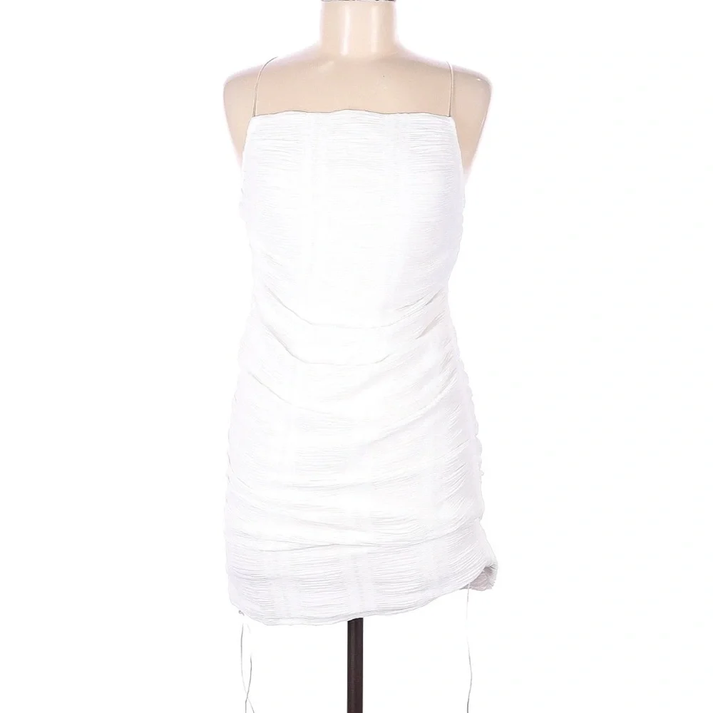 12th Tribe White Open Back Dress - Picture 3 of 6